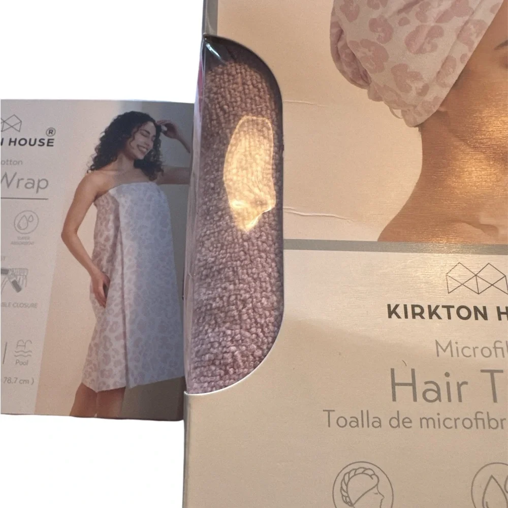 Kirkton House bundle Microfiber Hair  & Towel Wrap